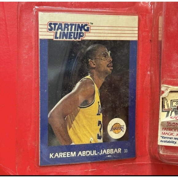 1988 KAREEM ABDUL-JABBAR #33 Los Angeles Lakers 1st Starting Lineup - Picture 2 of 8